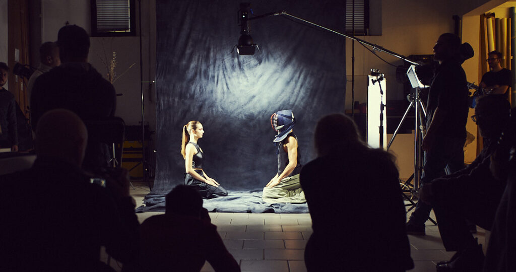 Set fotografico durante la giornata Kendo & Color di EIZO Academy