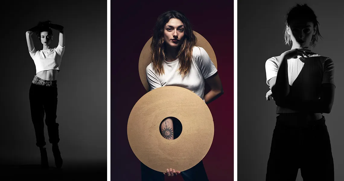 Tre interpretazioni fotografiche del ritratto attraverso differenti schemi di luce